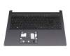 1KAJZZG062W Original Quanta Tastatur inkl. Topcase DE (deutsch) schwarz/schwarz mit Backlight