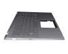 1SG-95730-2DA Original Asus Tastatur inkl. Topcase DE (deutsch) silber/silber mit Backlight