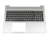 2B-BBU08Q100 Original Primax Tastatur inkl. Topcase DE (deutsch) schwarz/silber mit Backlight