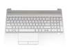 2H-ABKGMC23411 Original Primax Tastatur inkl. Topcase DE (deutsch) silber/silber (Fingerprint)