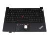 2H-BC8ML70121 Original Lenovo Tastatur inkl. Topcase DE (deutsch) schwarz/schwarz mit Backlight und Mouse-Stick