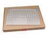 3390-001 Original Lenovo Tastatur inkl. Topcase DE (deutsch) silber/silber mit Backlight