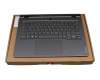 3680000147 Original Lenovo Tastatur inkl. Topcase DE (deutsch) grau/grau mit Backlight