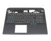 38F1PAM7601 Original Acer Tastatur inkl. Topcase DE (deutsch) schwarz/schwarz mit Backlight