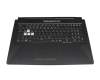 3BNJFKSJN00 Original Asus Tastatur inkl. Topcase DE (deutsch) schwarz/transparent/schwarz mit Backlight