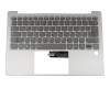 460.0FD04.0003 Original Lenovo Tastatur inkl. Topcase DE (deutsch) grau/silber mit Backlight