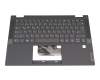 4600MD080011 Original Lenovo Tastatur inkl. Topcase DE (deutsch) grau/grau (Fingerprint)