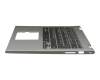 46M.07RCS.0013 Original Dell Tastatur inkl. Topcase DE (deutsch) schwarz/silber mit Backlight