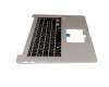 4B+NDX03.021 Original Asus Tastatur inkl. Topcase DE (deutsch) schwarz/silber mit Backlight