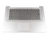 5CB0N79550 Original Lenovo Tastatur inkl. Topcase DE (deutsch) grau/silber mit Backlight