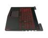 5CB0P24361 Original Lenovo Tastatur inkl. Topcase DE (deutsch) schwarz/schwarz mit Backlight