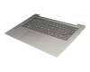 5CB0R07724 Original Lenovo Tastatur inkl. Topcase DE (deutsch) grau/silber