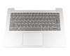 5CB0R16741 Original Lenovo Tastatur inkl. Topcase DE (deutsch) grau/silber mit Backlight