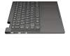 5CB0U43939 Original Lenovo Tastatur inkl. Topcase DE (deutsch) grau/grau mit Backlight