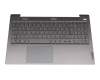 5CB1A24895 Original Lenovo Tastatur inkl. Topcase DE (deutsch) grau/grau mit Backlight