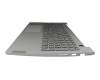 5CB1B34829 Original Lenovo Tastatur inkl. Topcase DE (deutsch) grau/grau mit Backlight