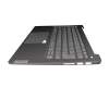 5CB1C04901 Original Lenovo Tastatur inkl. Topcase DE (deutsch) grau/grau mit Backlight