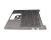 5CB1C72420 Original Lenovo Tastatur inkl. Topcase DE (deutsch) schwarz/grau mit Backlight