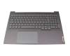 5CB1J38408 Original Lenovo Tastatur inkl. Topcase DE (deutsch) grau/grau mit Backlight