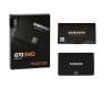 Samsung 870 EVO SSD Festplatte 500GB (2,5 Zoll / 6,4 cm) für Lenovo Yoga 500-15IHW (80N7)