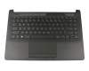 6051B1244002 Original HP Tastatur inkl. Topcase DE (deutsch) schwarz/schwarz