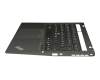 63708D Original Lenovo Tastatur inkl. Topcase DE (deutsch) schwarz/schwarz mit Backlight und Mouse-Stick