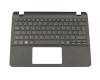 6BMYKN7010 Original Acer Tastatur inkl. Topcase DE (deutsch) schwarz/schwarz