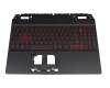 6BQFJN2014 Original Acer Tastatur inkl. Topcase DE (deutsch) schwarz/schwarz mit Backlight