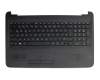 71NDJ132141 Original HP Tastatur inkl. Topcase DE (deutsch) schwarz/schwarz