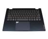 8S5CB1B3908300RH Original Lenovo Tastatur inkl. Topcase US (englisch) grau/blau mit Backlight