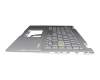 90NB0S12-R31GE0 Original Asus Tastatur inkl. Topcase DE (deutsch) silber/silber mit Backlight