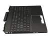 910300206950 Original Primax Tastatur inkl. Topcase DE (deutsch) schwarz/schwarz mit Backlight