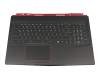 957-16P72E-C05 Original MSI Tastatur inkl. Topcase DE (deutsch) schwarz/schwarz mit Backlight