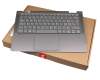 9Z.NDUBN.F00 Original Lenovo Tastatur inkl. Topcase CH (schweiz) grau/grau mit Backlight