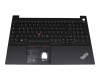 AM1HK000100 Original Lenovo Tastatur inkl. Topcase DE (deutsch) schwarz/schwarz mit Backlight und Mouse-Stick