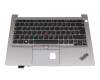 AP1HJ0005G0AYL Original Lenovo Tastatur inkl. Topcase DE (deutsch) schwarz/silber mit Backlight und Mouse-Stick