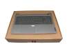 AP35S000160 Original Lenovo Tastatur inkl. Topcase DE (deutsch) silber/grau mit Backlight