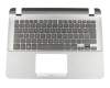 ASM17A76D0-G501 Original Asus Tastatur inkl. Topcase DE (deutsch) schwarz/silber