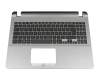 Asus VivoBook 15 R507UF Original Tastatur inkl. Topcase DE (deutsch) schwarz/grau