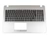 Asus VivoBook X543UA Original Tastatur inkl. Topcase DE (deutsch) schwarz/silber