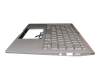 Asus ZenBook 14 UX434DA Original Tastatur inkl. Topcase DE (deutsch) weiß/silber mit Backlight