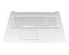 BJUXA015WH300S Original HP Tastatur inkl. Topcase SF (schweiz-französisch) silber/silber (mit TP/DVD)