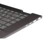 BSKQQA0LZJ2029 Original HP Tastatur inkl. Topcase DE (deutsch) schwarz/grau mit Backlight