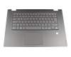 ET2G9000200 Original Lenovo Tastatur inkl. Topcase DE (deutsch) grau/grau mit Backlight