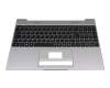 Emdoor NS15AL Original Tastatur inkl. Topcase DE (deutsch) schwarz/grau mit Backlight