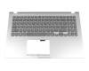 FBXKR010010 Original Asus Tastatur inkl. Topcase DE (deutsch) grau/silber