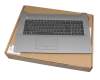 HB2121 Original HP Tastatur inkl. Topcase DE (deutsch) schwarz/silber mit ODD