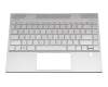 HP Envy 13-aq0800 Original Tastatur inkl. Topcase DE (deutsch) silber/schwarz