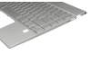 HP Envy 13-aq0900 Original Tastatur inkl. Topcase DE (deutsch) silber/silber mit Backlight