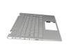 HP Pavilion x360 14-cd0500 Original Tastatur inkl. Topcase DE (deutsch) silber/silber mit Backlight